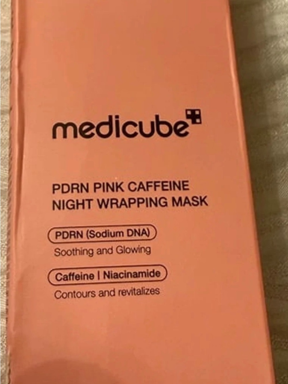 Medicube PDRN Pink Caffeine Night Wrapping Mask NEW Sealed